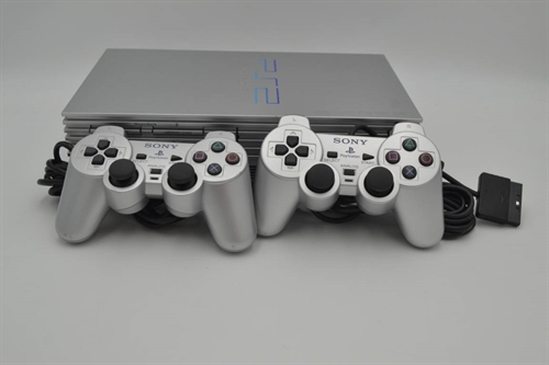 Playstation 2  - Silver - FAT - Konsol - SNR AC2963577 (B Grade) (Genbrug)